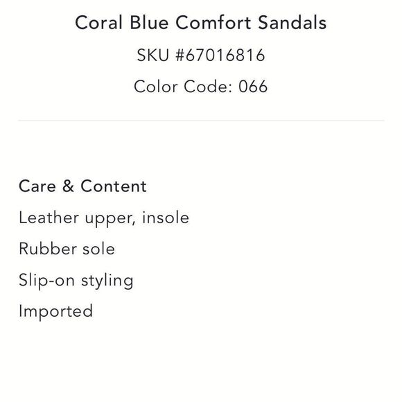 HOST PICK🌷🌹Anthropologie Coral Blue Comfort Sandals-Size 38/7.5 - Picture 8 of 9